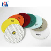 Sharp diamond abrasive lowes granite floor wet/dry polishing pads